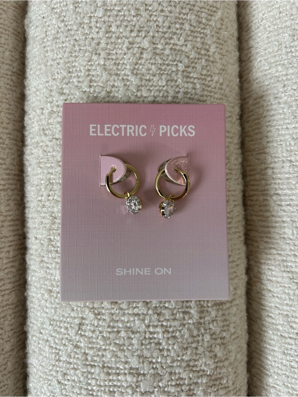 Electric Picks Harlow Hoops never worn